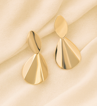 Gold Plated Drop Earrings