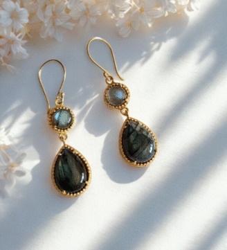 Labradorite Drop Earrings